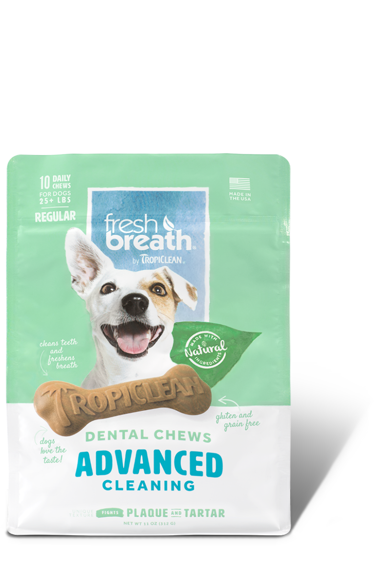 TropiClean Fresh Breath Dental Chews Advanced Cleaning